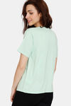 Zivame One Love Knit Cotton Top - Pastel Green — thumbnail 3